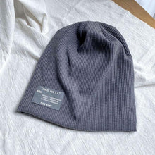 Load image into Gallery viewer, Unisex Beanie Hats Autumn Comfortable Cotton Hat Men Retro Knitted Hat Women Balaclava Sports Kerchief Bobble Hat Spring Knit Slouchy Lightweight Knit Hat Slouch Cap Casual Box Skellies Beanies Thin Bonnet Cap Autumn Casual Beanies Hat