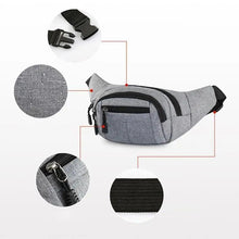 Load image into Gallery viewer, Unisex Casual Chest Belt Simple Waist Bag Adjustable Fanny Pack Pouch Outdoors Traveling Bag