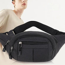 Load image into Gallery viewer, Unisex Classic Design Sports Fanny Pack Stylish Waist Bag Large Capacity Outdoor Travel Waist Bag
