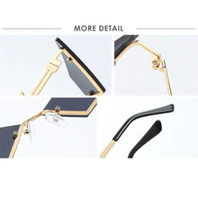 Load image into Gallery viewer, Unisex Elegant Diamond Shape Rimless Sunglasses Vintage Sun Glasses Cute Designs Excellent Gift For Summer
