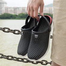 Load image into Gallery viewer, Unisex Fashion Beach Sandals Thick Sole Slipper Waterproof Anti-Slip Sandals Flip Flops Breathable Uppers Quick-Drying Garden Sandals Beach Slippers Slip On Clogs