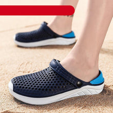 Load image into Gallery viewer, Unisex Fashion Beach Sandals Thick Sole Slipper Waterproof Anti-Slip Sandals Flip Flops Breathable Uppers Quick-Drying Garden Sandals Beach Slippers Slip On Clogs
