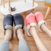 Load image into Gallery viewer, Unisex Home Shoes Winter Clogs Indoor Plush Warm Slippers Sandals For Women New Fashion Footwear Soft Slides Cozy Indoor Outdoor Knit Slipper Clog With Plush Warm Fur Lining Slippers For Women