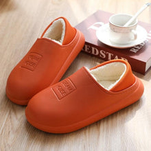 Load image into Gallery viewer, Unisex Home Winter Clogs Indoor Fur Warm Slippers For Women New Fashion Footwear Winter Slippers Home House Shoes Warm Plush Fleece Lining Garden Clogs Outdoor Indoor Clogs