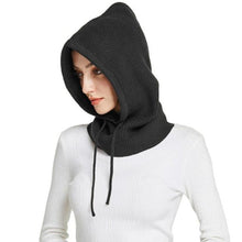 Load image into Gallery viewer, Unisex Knit Scarf Hood Hat Winter Women Cashmere Beanie Bonnet Lady Wool Neck Protect Balaclava Skellies Men Hooded Fashion Balaclava Shawl Women Winter Hat Soft Knitted Hooded Neck Collar Cap Beanie Hat Warm Scarf Unisex Bonnet Hooded Sc