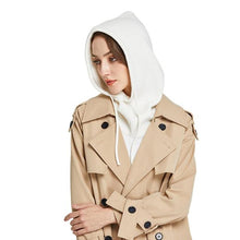 Load image into Gallery viewer, Unisex Knit Scarf Hood Hat Winter Women Cashmere Beanie Bonnet Lady Wool Neck Protect Balaclava Skellies Men Hooded Fashion Balaclava Shawl Women Winter Hat Soft Knitted Hooded Neck Collar Cap Beanie Hat Warm Scarf Unisex Bonnet Hooded Sc