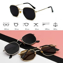 Load image into Gallery viewer, Unisex Luxury Summer Square Men Sunglasses UV400 Sun Glasses Women Metal Frame Glasses Ladies Eyewear