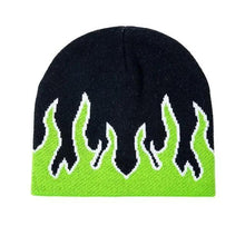 Load image into Gallery viewer, Unisex Modern Fire Design Soft Warm Beanies Comfortable Winter One Size Caps For Men And Women