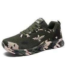 Load image into Gallery viewer, Unisex Running Sport Outdoor Sneakers Breathable Women Camouflage Green Walking Jogging Sneakers Fashion Lightweight Running Casual Sneakers For Workout