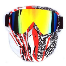 Load image into Gallery viewer, Unisex Snowboard Glasses Snowmobile Skiing Goggles For Men Women Windproof Sunglasses With Detachable Mask