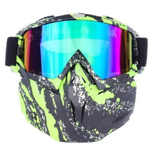 Load image into Gallery viewer, Unisex Snowboard Glasses Snowmobile Skiing Goggles For Men Women Windproof Sunglasses With Detachable Mask