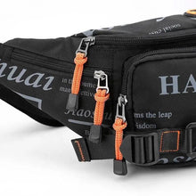 Load image into Gallery viewer, Unisex Stylish Multiple Pockets Fanny Pack Men Waist Packs Travel Adjustable Waist Band Outdoor Portable Modern Fanny Bag
