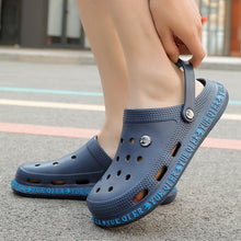 Load image into Gallery viewer, Unisex Summer Casual Sandals Breathable Flats Lightweight Comfortable Slip-on Water Clogs Shoes Slippers Lightweight Beach Outdoor Shoes For Men And Women