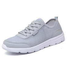 Load image into Gallery viewer, Unisex Summer Sneakers Breathable Casual Shoes Couple Fashion Lace Up Mens Mesh Flats Comfortable Walking Footwear Fashion New Lightweight Casual Sneakers