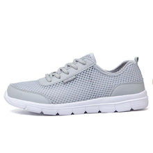 Load image into Gallery viewer, Unisex Summer Sneakers Breathable Casual Shoes Couple Fashion Lace Up Mens Mesh Flats Comfortable Walking Footwear Fashion New Lightweight Casual Sneakers