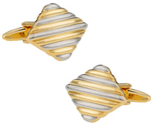 Load image into Gallery viewer, Unisex Two-Tone Cufflinks