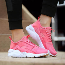 Load image into Gallery viewer, Unisex White Sneakers Mesh Sports Trainers Running Summer Mens Flat Casual Sport Shoes Casual Sports Tennis Road Sneakers Comfortable Modern Design