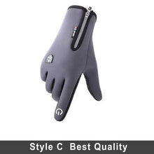 Load image into Gallery viewer, Unisex Winter Blue Touch Screen Gloves Windproof Men And Women Ski Touchscreen Texting Gloves Autumn Warm And Soft Anti Slip Gloves For Cold Weathers