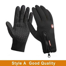 Load image into Gallery viewer, Unisex Winter Blue Touch Screen Gloves Windproof Men And Women Ski Touchscreen Texting Gloves Autumn Warm And Soft Anti Slip Gloves For Cold Weathers