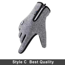 Load image into Gallery viewer, Unisex Winter Blue Touch Screen Gloves Windproof Men And Women Ski Touchscreen Texting Gloves Autumn Warm And Soft Anti Slip Gloves For Cold Weathers