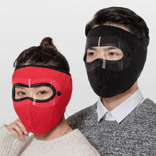 Load image into Gallery viewer, Unisex Winter Warm Mask Face Shield Cycling Caps for Outdoor Fishing Breathable Mask with HD Anti-fog Goggles Fleece Warm Scarf Sport Bandana Scarf Fishing Cycling Hiking Face Cover Neck Balaclava Neck Gaiter Warmer Face Mask