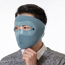 Load image into Gallery viewer, Unisex Winter Warm Mask Face Shield Cycling Caps for Outdoor Fishing Breathable Mask with HD Anti-fog Goggles Fleece Warm Scarf Sport Bandana Scarf Fishing Cycling Hiking Face Cover Neck Balaclava Neck Gaiter Warmer Face Mask