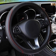 Load image into Gallery viewer, Universal Car Steering Wheel Cover Skid Proof Auto Car Steering Wheel Cover Auto Steering- Wheel Cover Microfiber Leather Viscose Breathable Anti-Slip Anti-Slip Embossing Leather Car-styling Car Accessories