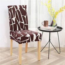 Load image into Gallery viewer, Universal Chair Cover Removable Washable Seat Chair Covers Protector Slipcovers For Hotel Banquet Restaurant Dining Room Cover Stretch Polyester Parsons Chair Slipcover Removable Washable Kitchen Chair Protector