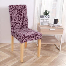 Load image into Gallery viewer, Universal Chair Cover Removable Washable Seat Chair Covers Protector Slipcovers For Hotel Banquet Restaurant Dining Room Cover Stretch Polyester Parsons Chair Slipcover Removable Washable Kitchen Chair Protector
