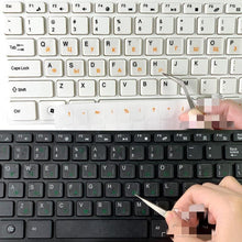 Load image into Gallery viewer, Universal Russian Transparent Keyboard Stickers for Laptop Letters Keyboard Cover for Notebook Computer PC Dust Protection Best Laptop Accessories