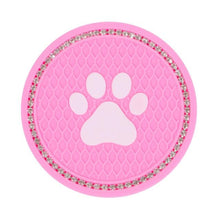Load image into Gallery viewer, Universal Vehicle Bling Cup Holder Bling Glitter Acrylic Diamond Car Coaster PVC Travel Auto Cup Mats Insert Coaster Anti Slip Crystal Vehicle Bling Car Coasters Pink PVC Travel Auto Cup Holder Insert Coaster Anti Slip Crystal Vehicle Interior Accessories