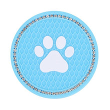 Load image into Gallery viewer, Universal Vehicle Bling Cup Holder Bling Glitter Acrylic Diamond Car Coaster PVC Travel Auto Cup Mats Insert Coaster Anti Slip Crystal Vehicle Bling Car Coasters Pink PVC Travel Auto Cup Holder Insert Coaster Anti Slip Crystal Vehicle Interior Accessories