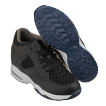Load image into Gallery viewer, CALTO Black Elevator Sneakers - 3.4 Inches - H329082