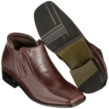 Load image into Gallery viewer, CALDEN Brown Leather Zipper Boots - 3.2 Inches - K99805-1