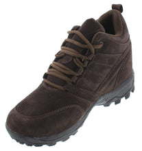 Load image into Gallery viewer, CALTO - H0031 - 4 Inches Taller (Dark Brown) - Hiking Style Boots