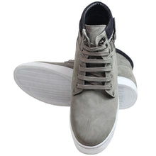 Load image into Gallery viewer, CALTO - T53120 - 2.6 Inches Taller (Nubuck Grey) - High top sneak-boot