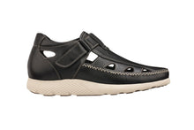 Load image into Gallery viewer, CALTO - K2132 - 2.8 Inches Taller (Black) - Fisherman Sandal Lightweight