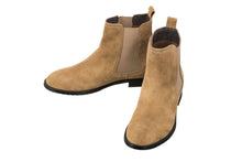 Load image into Gallery viewer, CALTO - K33091 - 2.9 Inches Taller (Khaki Brown) - Suede Chelsea Boot