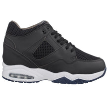 Load image into Gallery viewer, CALTO Black Elevator Sneakers - 3.4 Inches - H329082