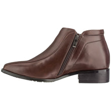Load image into Gallery viewer, CALDEN Brown Leather Zipper Boots - 3.2 Inches - K99805-1