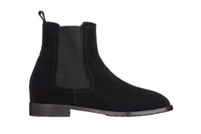 Load image into Gallery viewer, CALTO - K33090 - 2.9 Inches Taller (Black) - Suede Chelsea Boot