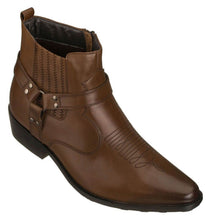 Load image into Gallery viewer, CALTO - T8113 - 3.3 Inches Taller (Dark Brown) - Zipper Boots