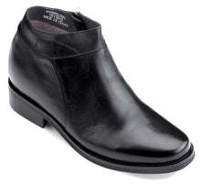 Load image into Gallery viewer, Black CALDEN Leather Zipper Dress Boots - 3.2 Inches - K50658