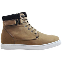 Load image into Gallery viewer, CALTO - T53121 - 2.6 Inches Taller (Nubuck Tan) - High top sneak-boot