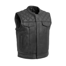 Load image into Gallery viewer, Upside Men's Club Style Leather Vest