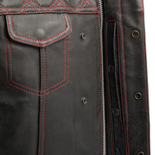 Load image into Gallery viewer, Upside Men's Club Style Leather Vest