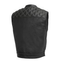 Load image into Gallery viewer, Upside Perforated Men's Club Style Leather Vest