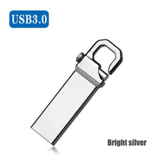 Load image into Gallery viewer, USB 3.0 Metal Pen Drive 8GB 16GB 32GB 64GB USB Flash Drive Flash Stick Disk On Key 3.0 Memory Stick Dual Memory Stick for Laptop PC Mac Computer Car Audio Projector