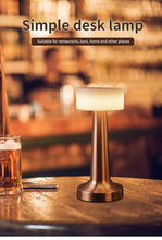 Load image into Gallery viewer, USB Dimming Bar Desk Lamp Hotel Coffee Shop Wireless Charging Touch Bedroom Bedside LED Restaurant Table Lights Art Night Light Decorative Table Lamp Cute Study Lamps for Bedroom Décor