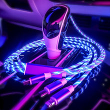 Load image into Gallery viewer, USB Phone Magnet Phone Charger Cord Cable Car Phone Charger Mobile USB Magnetic Cable Micro USB Phones Cable Car Data Line Streamer Data Cable Fast Charging 360 Degree Magnetic USB Magnetic Cable Micro USB Magnet Phone Charger Cord